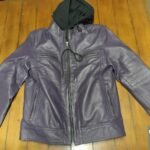 Wilder Black Leather Jacket With Removable Hoodie photo review