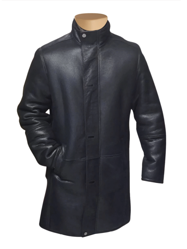 Ralph's Black shearling Long coat