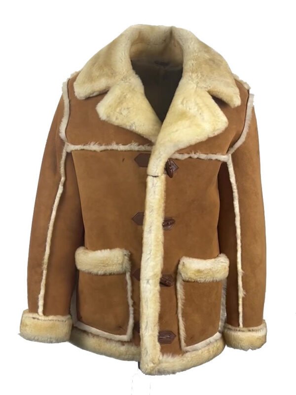 Roddy Piper Western Style Shearling Jacket