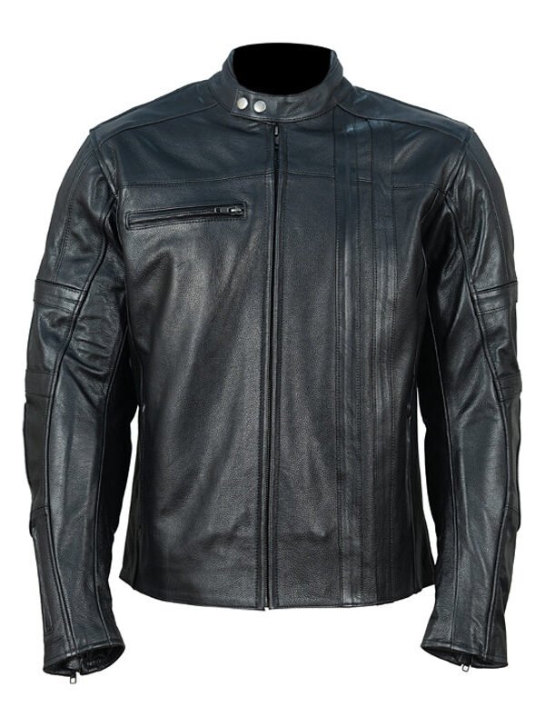 Owen's Streamline Racer armored motorcycle Leather Jacket