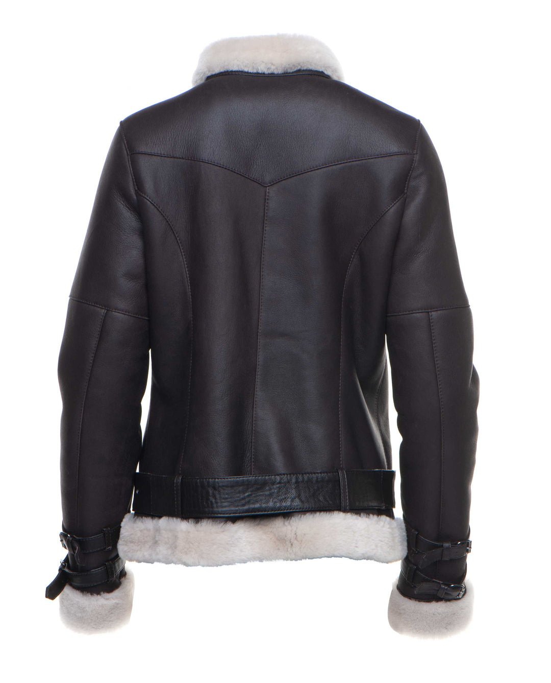 Jayne's Brown B3 Bomber Shearling Jacket - Image 2