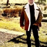 Tyler's Distressed Shearling Trench Coat photo review